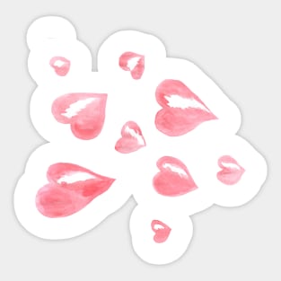 Flying hearts, love, Valentine's day Sticker